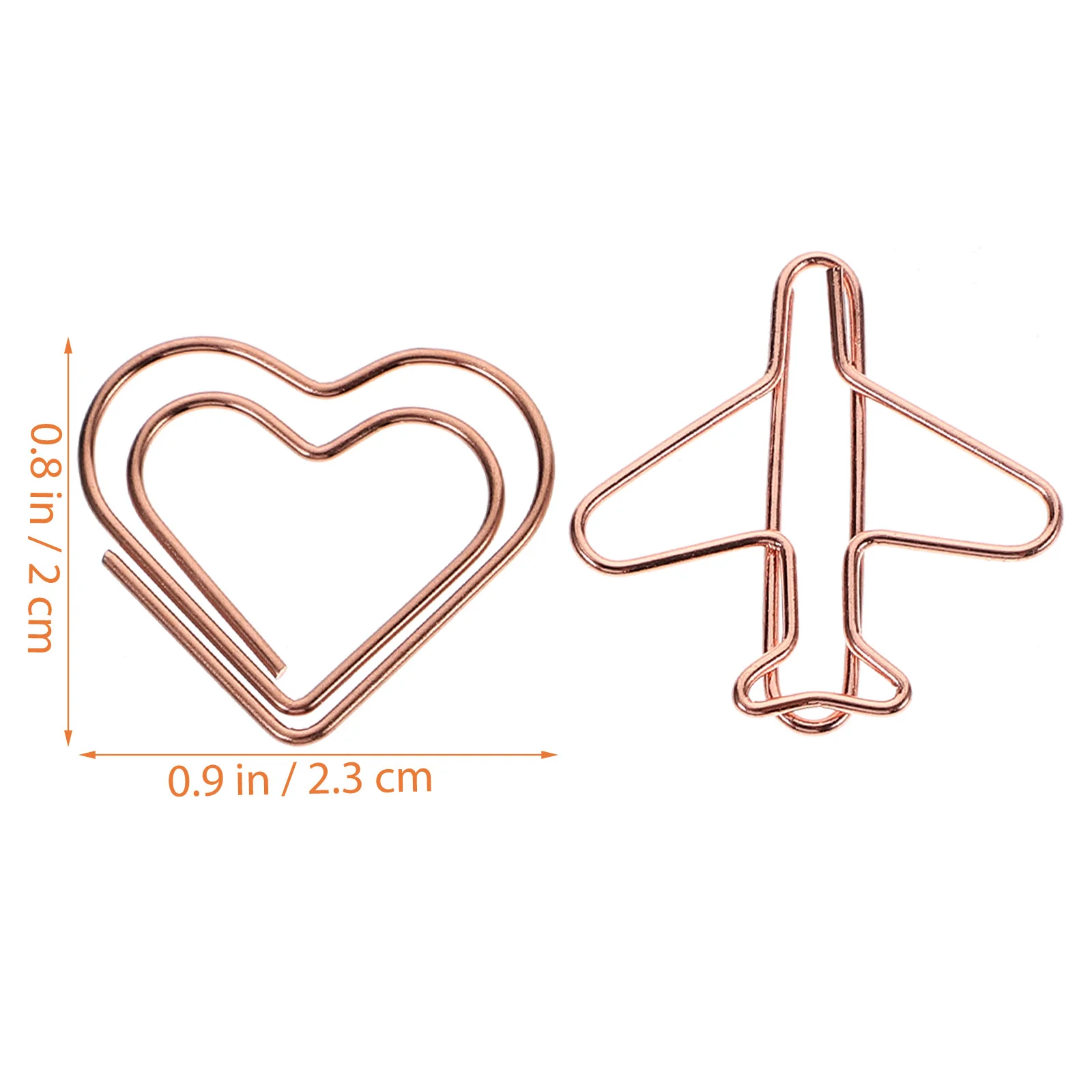 30 قطعة دبابيس ورق معدنية صغيرة إبداعية مقاطع زخرفية مكتب وثيقة صور حاملي بطاقات دبابيس ورق دبابيس ورق #2