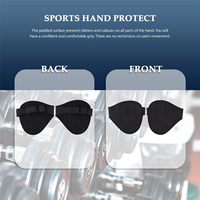 ABMW-Lifting Palm Dumbbell Grips Pads Unisex Anti Skid Weight Training Gloves Gym Workout Fitness Sports Hand Protect
