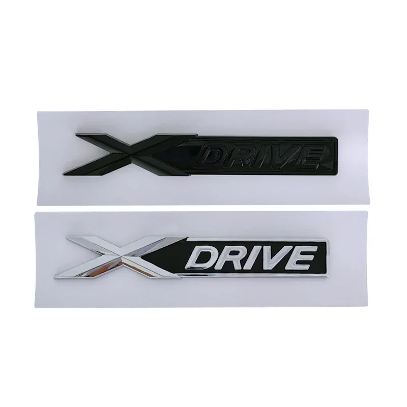 3D ABS Black X Drive Logo Xdrive Emblem Nameplate Car Trunk Badge For BMW 328i 525 535d 530d G20 F10 Xdrive Sticker Accessories