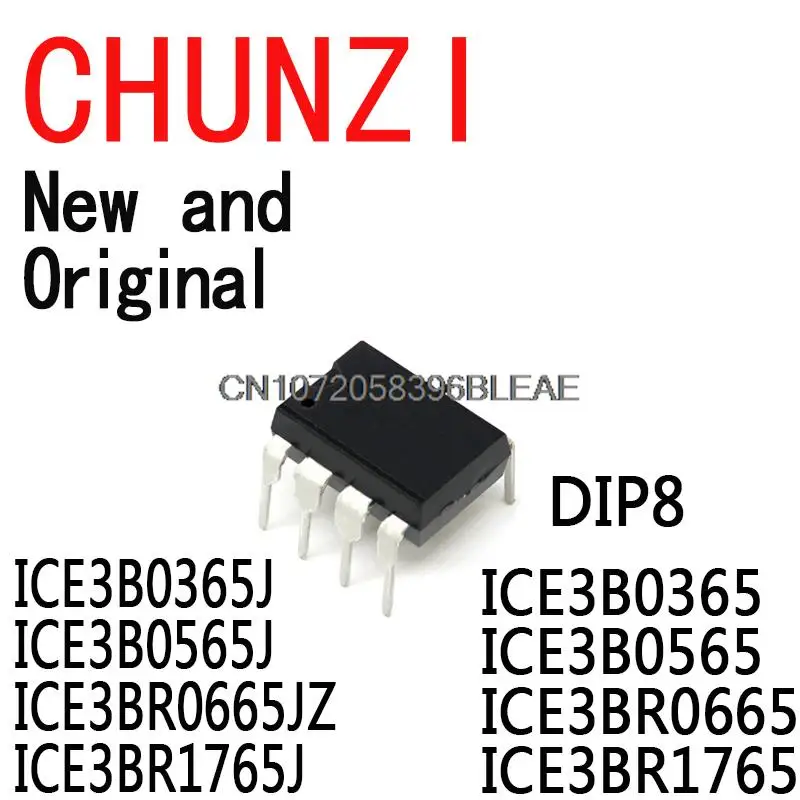 5PCS New and Original DIP8 ICE3B0365J ICE3B0565J ICE3BR0665JZ ICE3BR1765J ICE3B0365 ICE3B0565 ICE3BR0665 ICE3BR1765