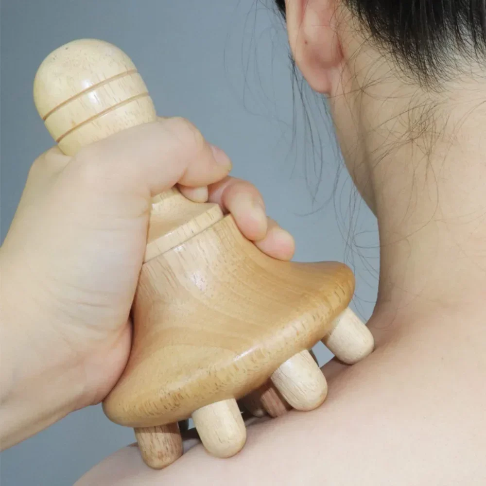 Wooden Massage Tools Wood Lymphatic Drainage Massager Anti Cellulite Body Shaping Tools for Beauty, Gua Sha, Sore Muscle Relief