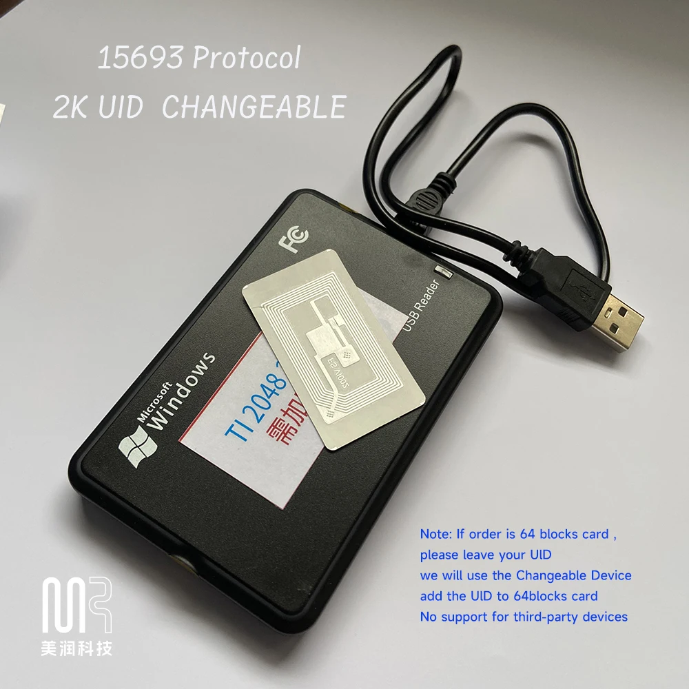 64 Block ISO15693 Icode  TI 2k  UID Changeable Compatible Tag wih Customizable UID