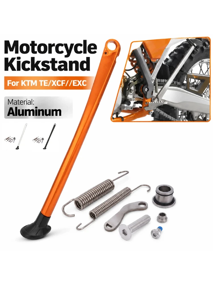 AliExpress JFGRACING Motorcycle Kickstand Side Stand Spring Kit Side Support Stand For Husqvarna FE FX 350 450 KTM EXC 2017-2022 Dirt Pit Bike Parts