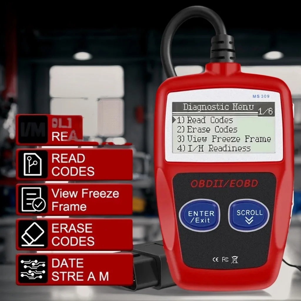 

Сканер OBD2 с многоязычной поддержкой — инструмент диагностики автомобилей для проверки двигателя, тестирование батареи и считывание кодов