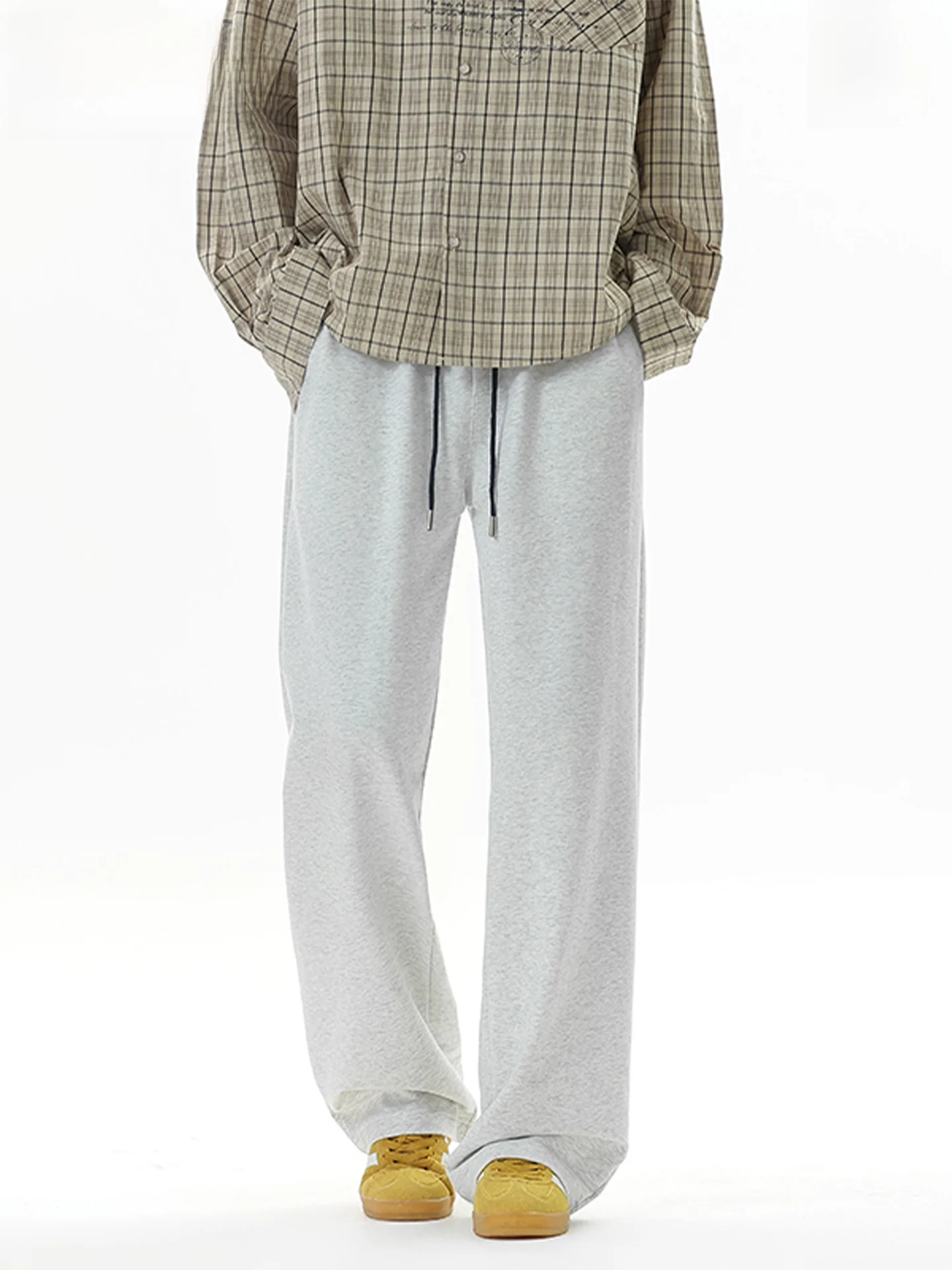 

Мужские повседневные хлопковые брюки прямого кроя Wassup Dozen, свободные широкие брюки, удобные осенние брюки для отдыха