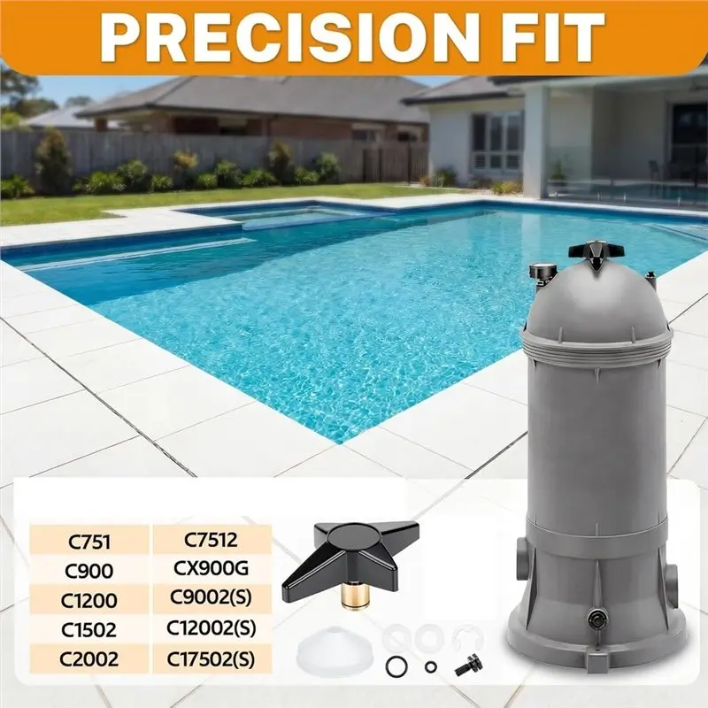 Superior-CX900G And CX900DA Replacement Knob Kits For Hayward Pool Filters- Locking Mechanism Included, Fits Models