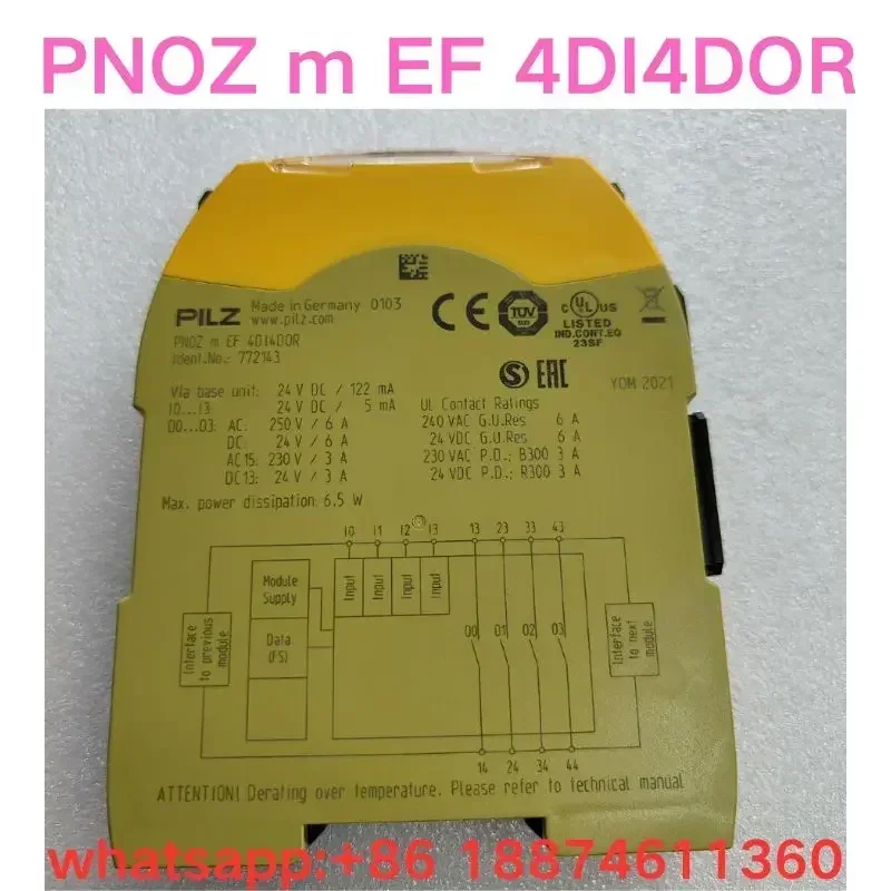 Second-hand test OK  772143 PNOZ m EF 4DI4DOR safety relay