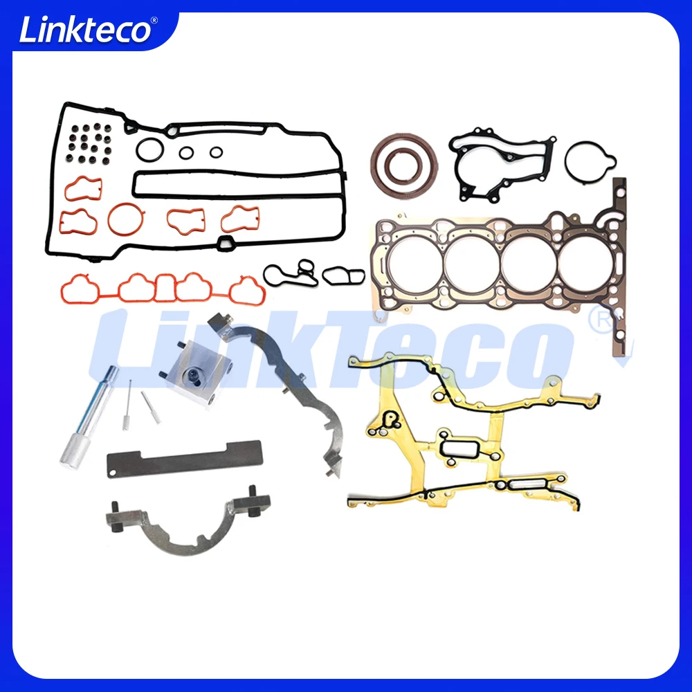 مجموعة حشية رأس المحرك مجموعة أدوات توقيت توربو تناسب 1.4 لتر L4 GAS A 14 NET LUJ لـ 2011-2015 GM شيفروليه كروز DOHC VIN-B C 9 1.4L