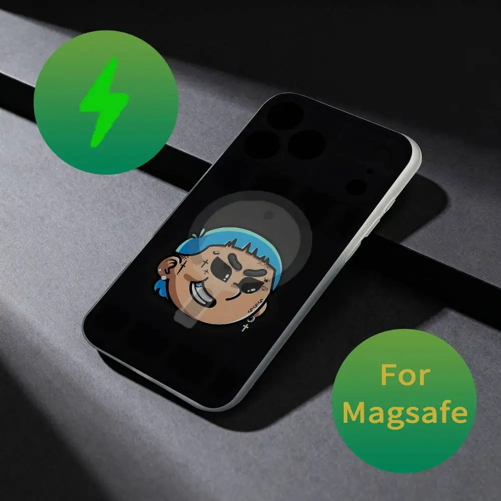 حافظة هاتف B-Blessd TRINIDAD BENDITA لهاتف iPhone 17,16,15,14,13,12,X,XS,Pro,Max,Plus,E,Air,Mini مع Magsafe مغناطيسي بلوري #5