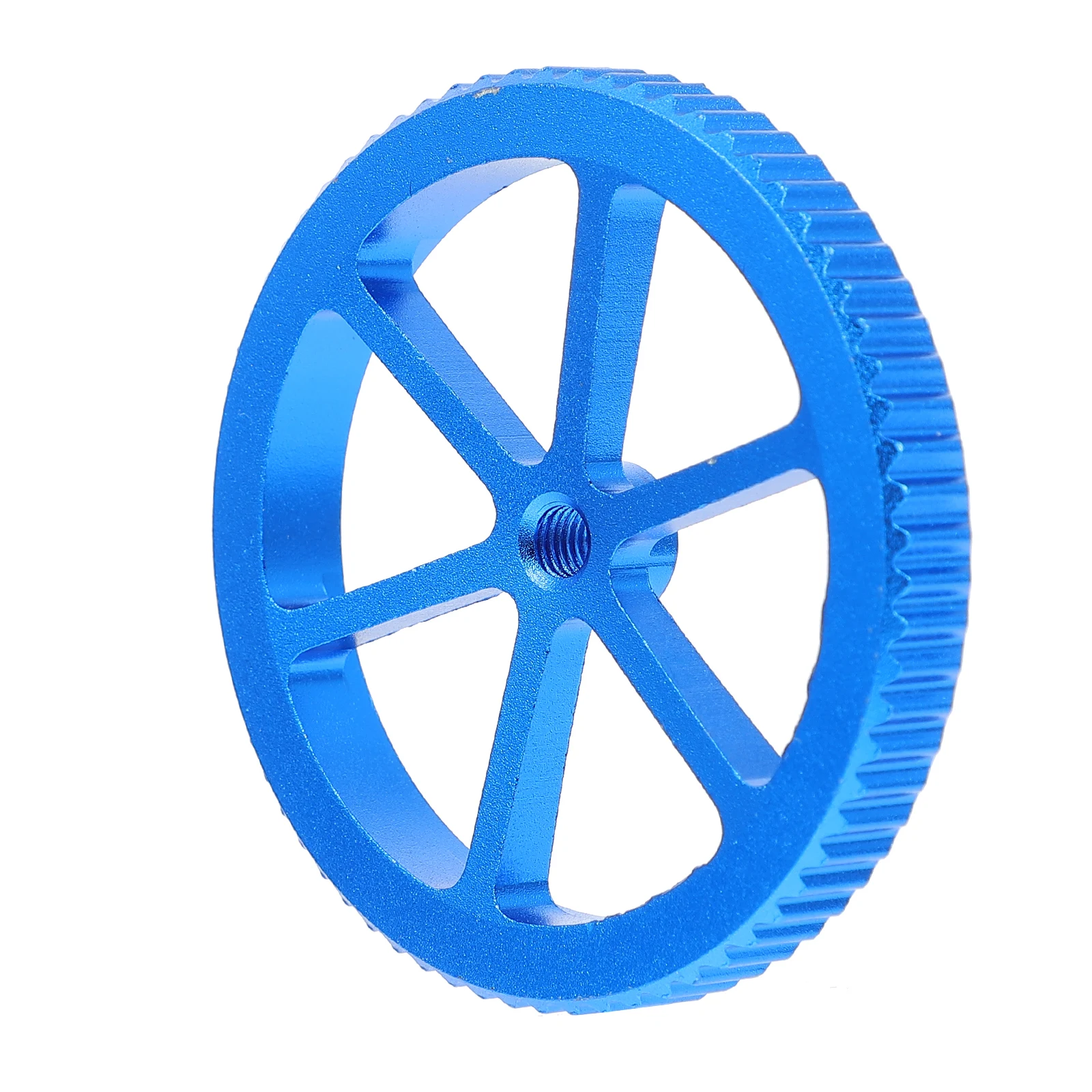 

3D Printer Leveling Nut Kit Blue Hot Bed Nuts Hand Twists Screw Easy Install Remove Stable Large Size Upgrade