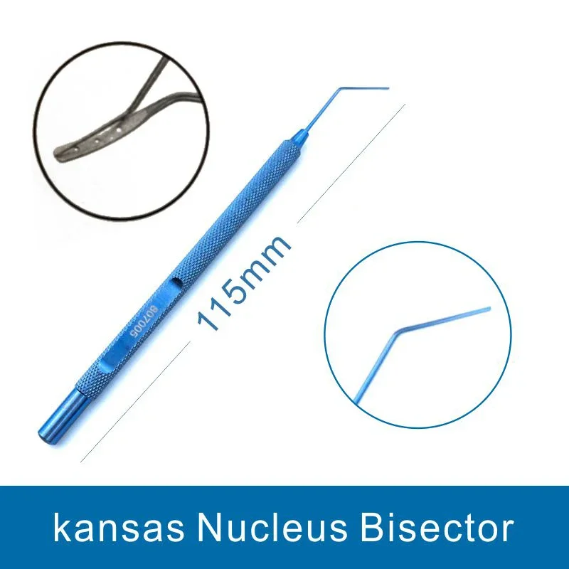 

Офтальмологический Канзас Якл Биспектор/Трусектор Для ручной хирургии небольшого отключения Офтальмологические хирургические инструменты с двойными векми