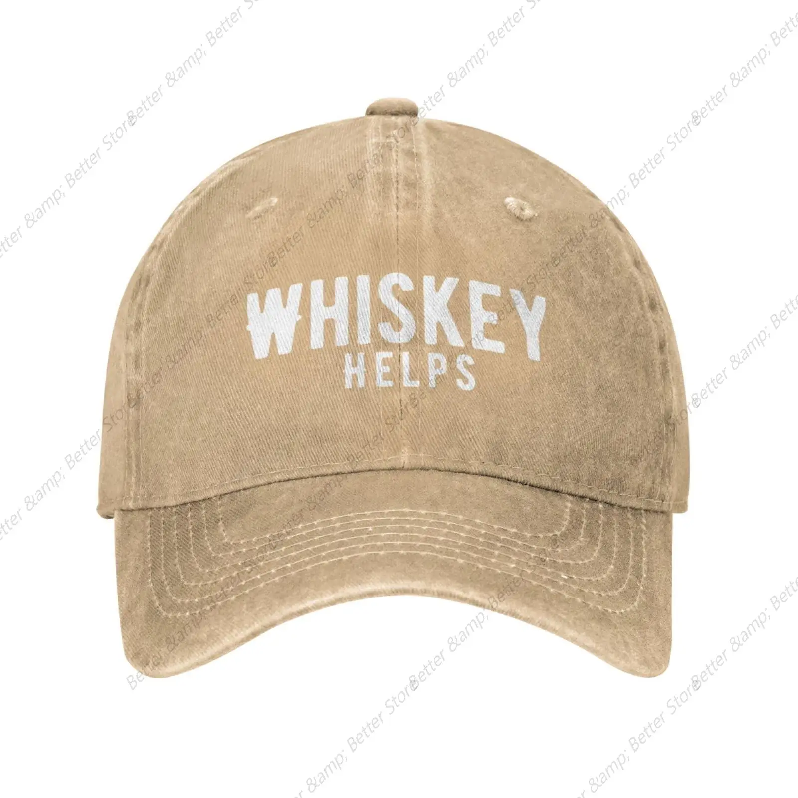 

Funny Caps Whiskey Helps Cap for Women Dad Hat Cool Hats