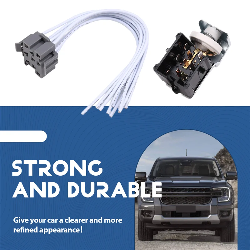 

New 9 Terminal Headlight Switch For Ford Ranger F-Series Pickup Truck E7TZ11654A