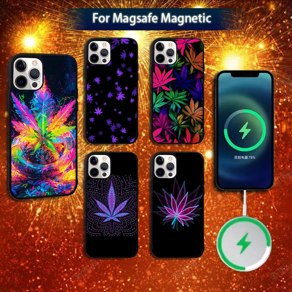 

Abstractionism Art High Weed Phone Case For iPhone 16e,16,15,14,13,12,11,Plus,Pro,Max,Mini Magsafe Magnetic Wireless Charging