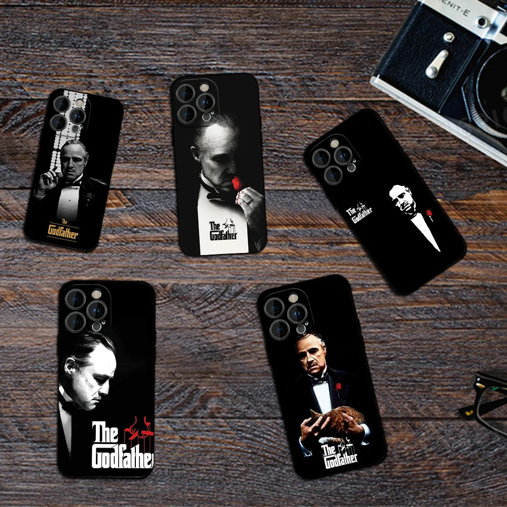 Movie The G-Godfather Phone Case for iPhone 12 11 13 14 15 16 Max Pro Plus Black Soft Silicone Cover