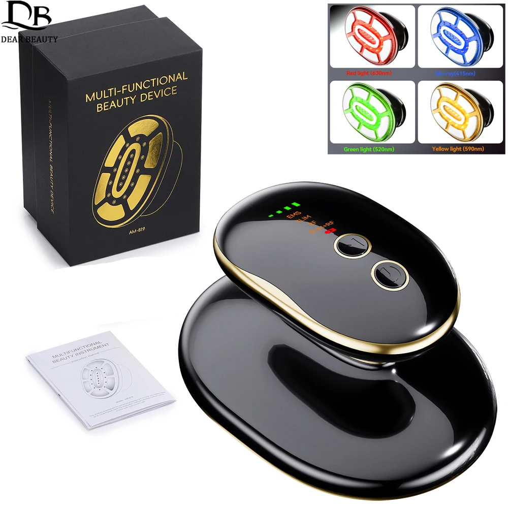 

EMS RF Радиочастотное устройство для похудения тела, светодиодная светотерапия, антицеллюлитный массажер для живота, рук, ног, похудения