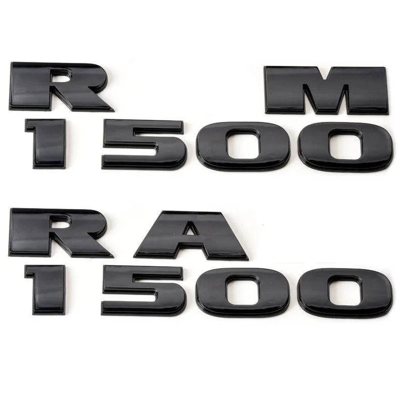 For Ram 1500 2500 3500 Emblem Nameplate Badge Logo Auto Accessories Body Side Rear Trunk Ram Emblem Door Fender Decal Stickers