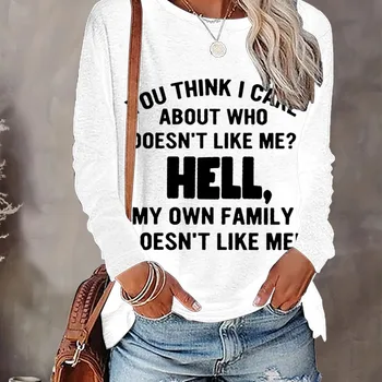 T-shirt à manches longues et col rond