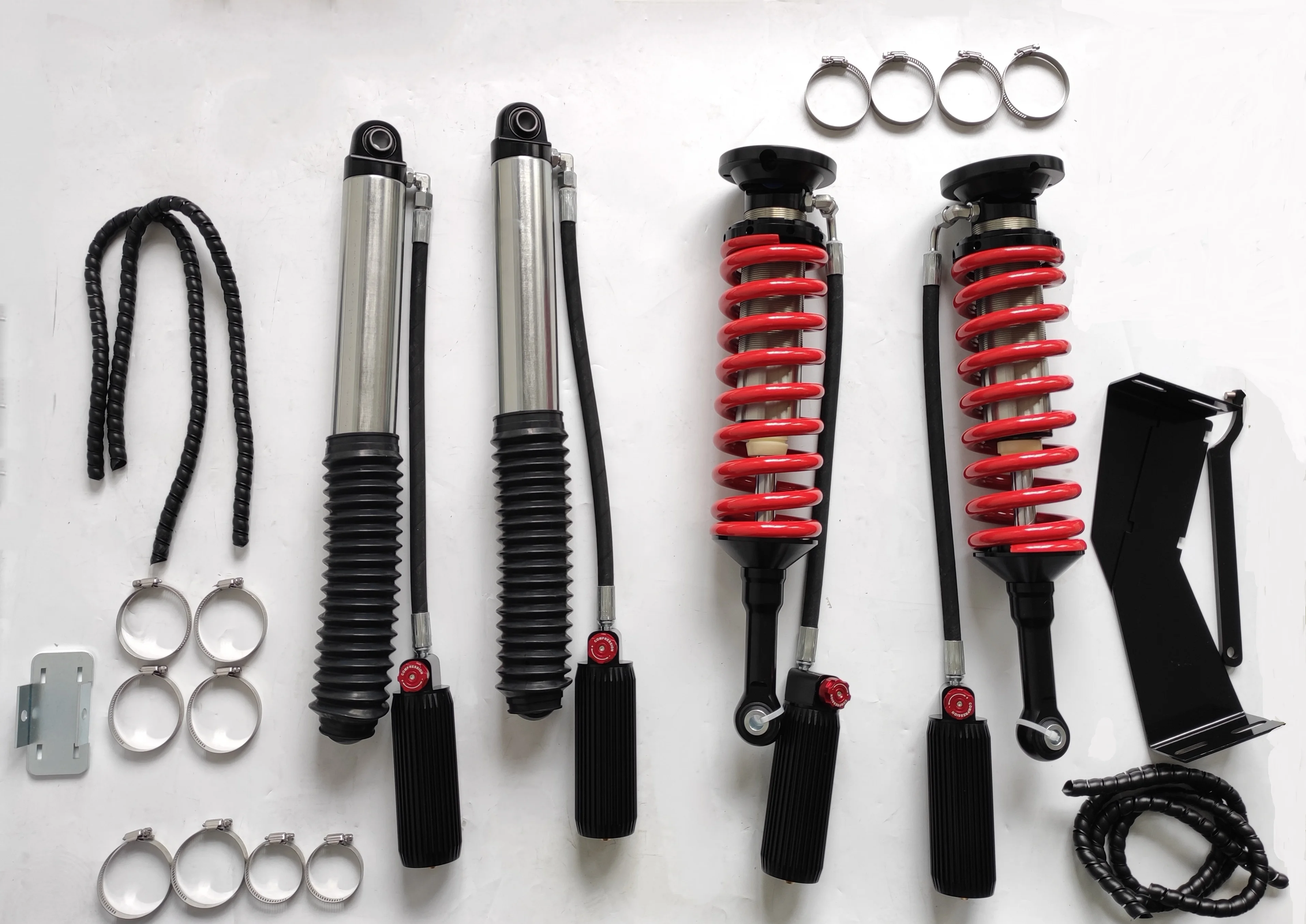 LODshock High Level  Off-Road Racing Coilover Kit  HILUX VIGO with 32 level Soft to Hard Adjustable Damper
