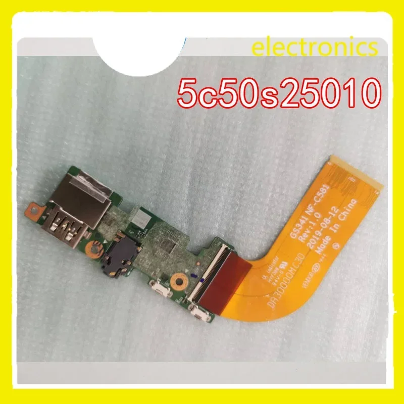 Original new for Lenovo IdeaPad S540-13API iWon laptop switch board USB audio card 5c50s25010 full. Testeded