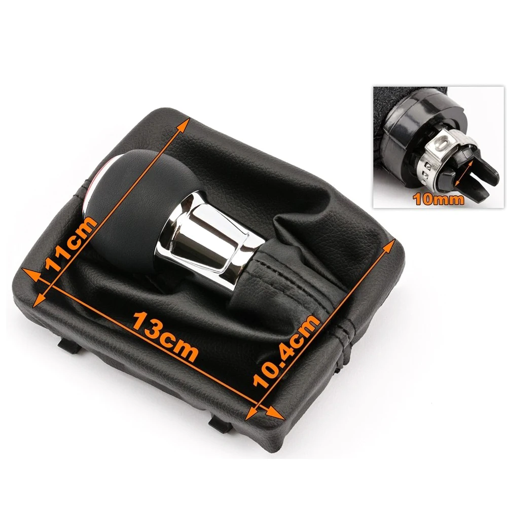 PU-Leder Schaltknauf 5/6-Gang Schalthebel Handgriff für AUDI S LINE A3 S3 8V 2012 2013 – Detail 5