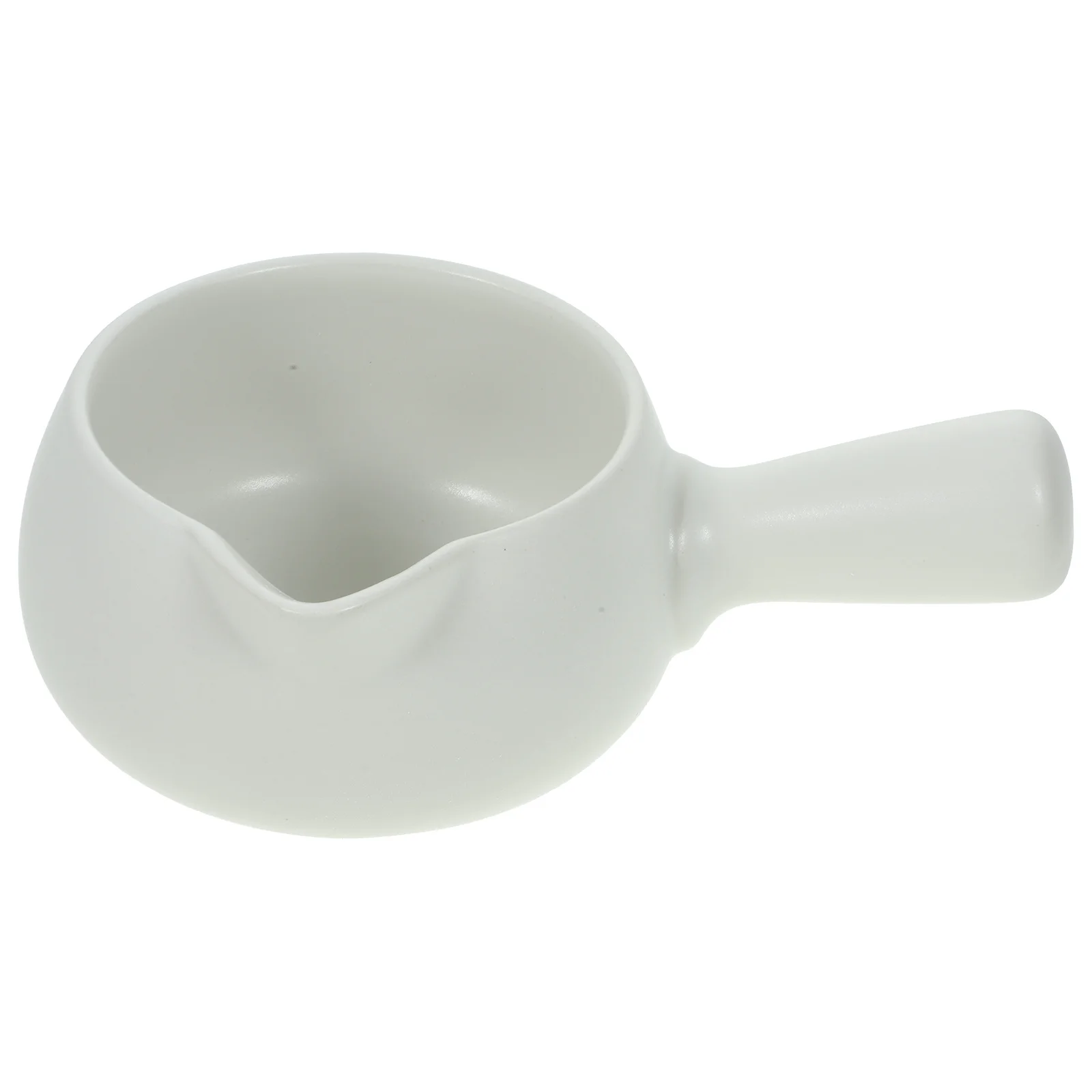 

Ceramics Milk Pan 700ml Multipurpose Milk Heating Pot Soup Noodle Pot Easy Storage Practical Noodle Pan