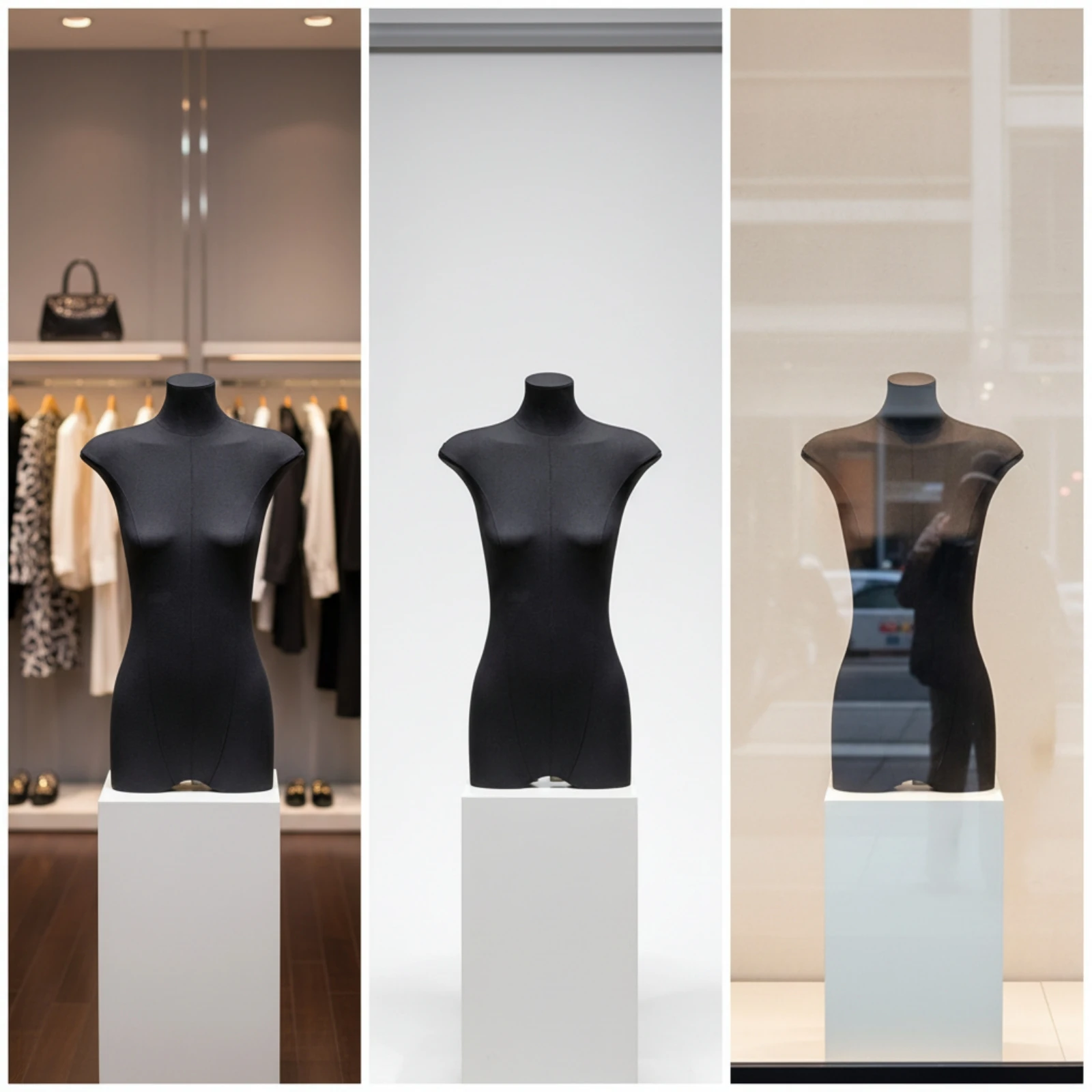 Female Torso Mannequin Hourglass Headless Mannequin Torso Manikin Lightweight Display Model Stable for Retailers view 4