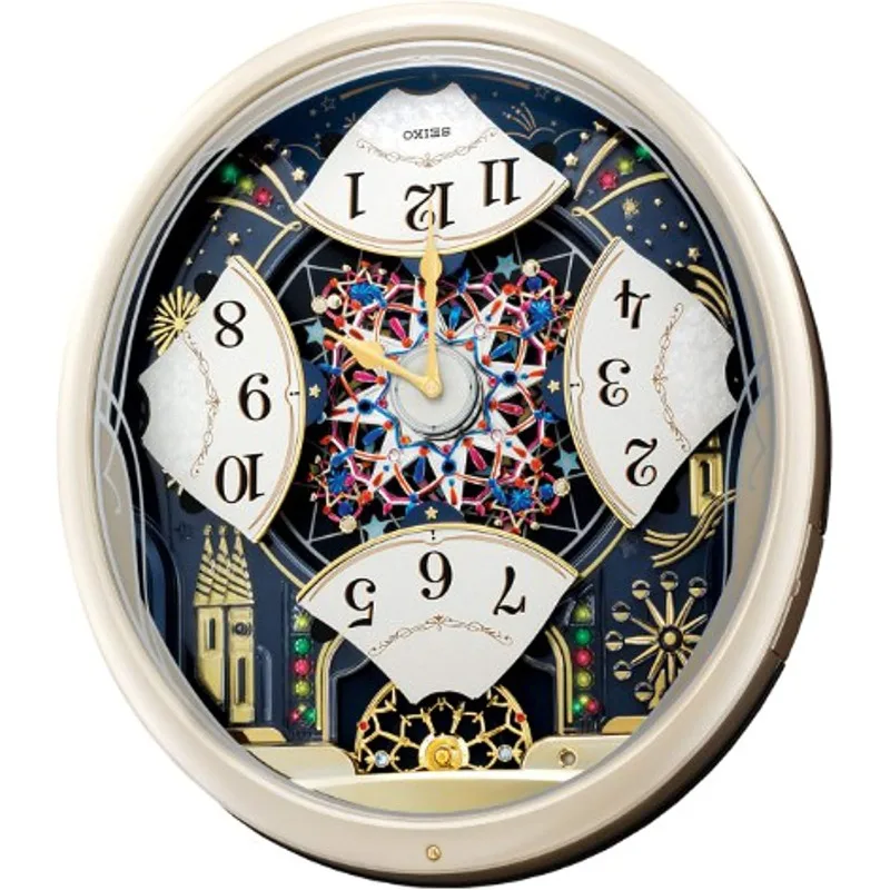 Melodies in Motion Wall Clock, Starry Night- 18.26