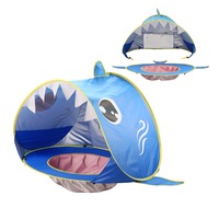 Baby Beach Tent Uv-protecting Sunshelter With A Pool Baby Kids Beach Tent Pop Up Portable Shade Pool UV Protection Sun Shelter