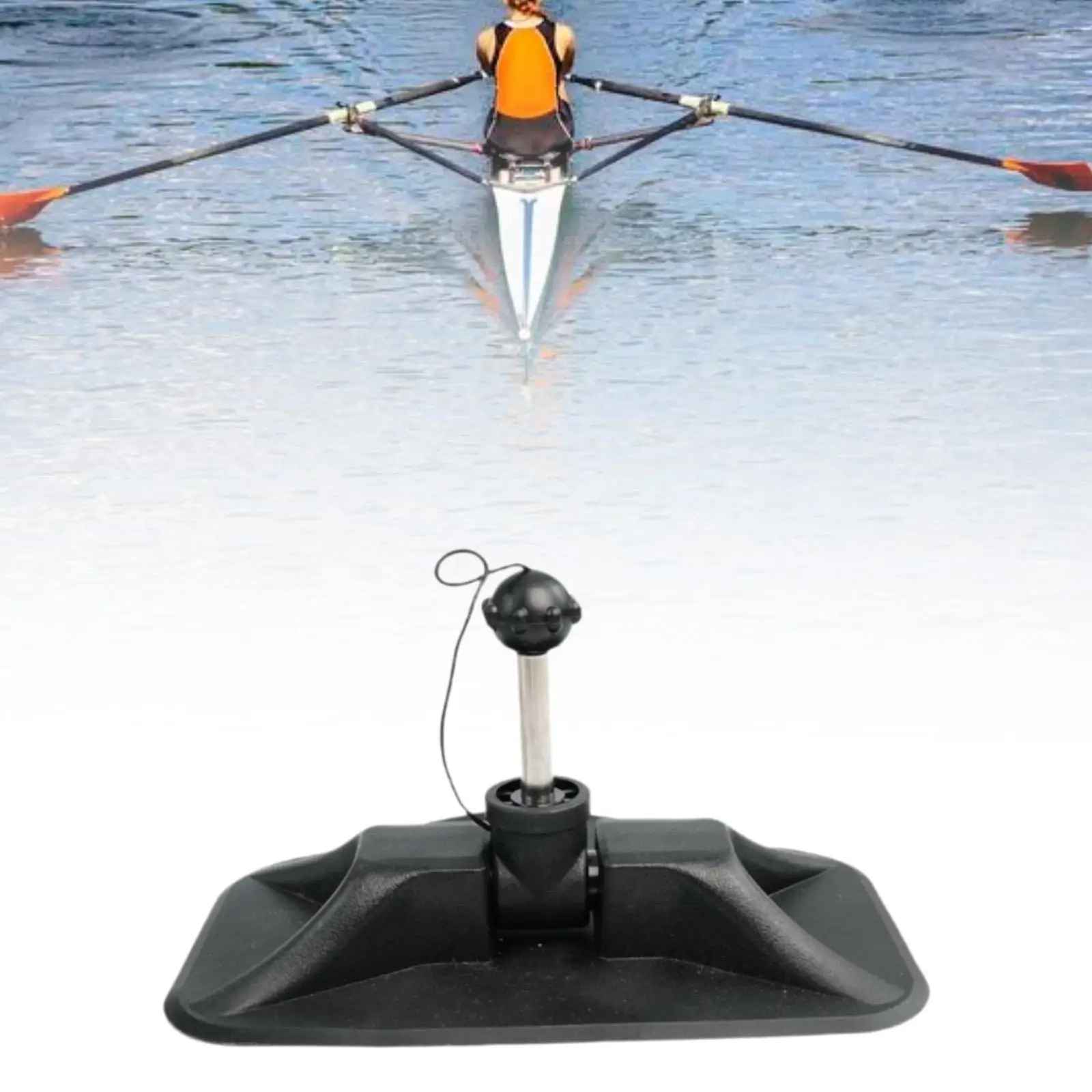 Paddle Clip Labor Saving 360 Degree Rotating Convenient Oar Stand for Horizontal or Vertical Surface Kayak Raft Rubber Dinghy