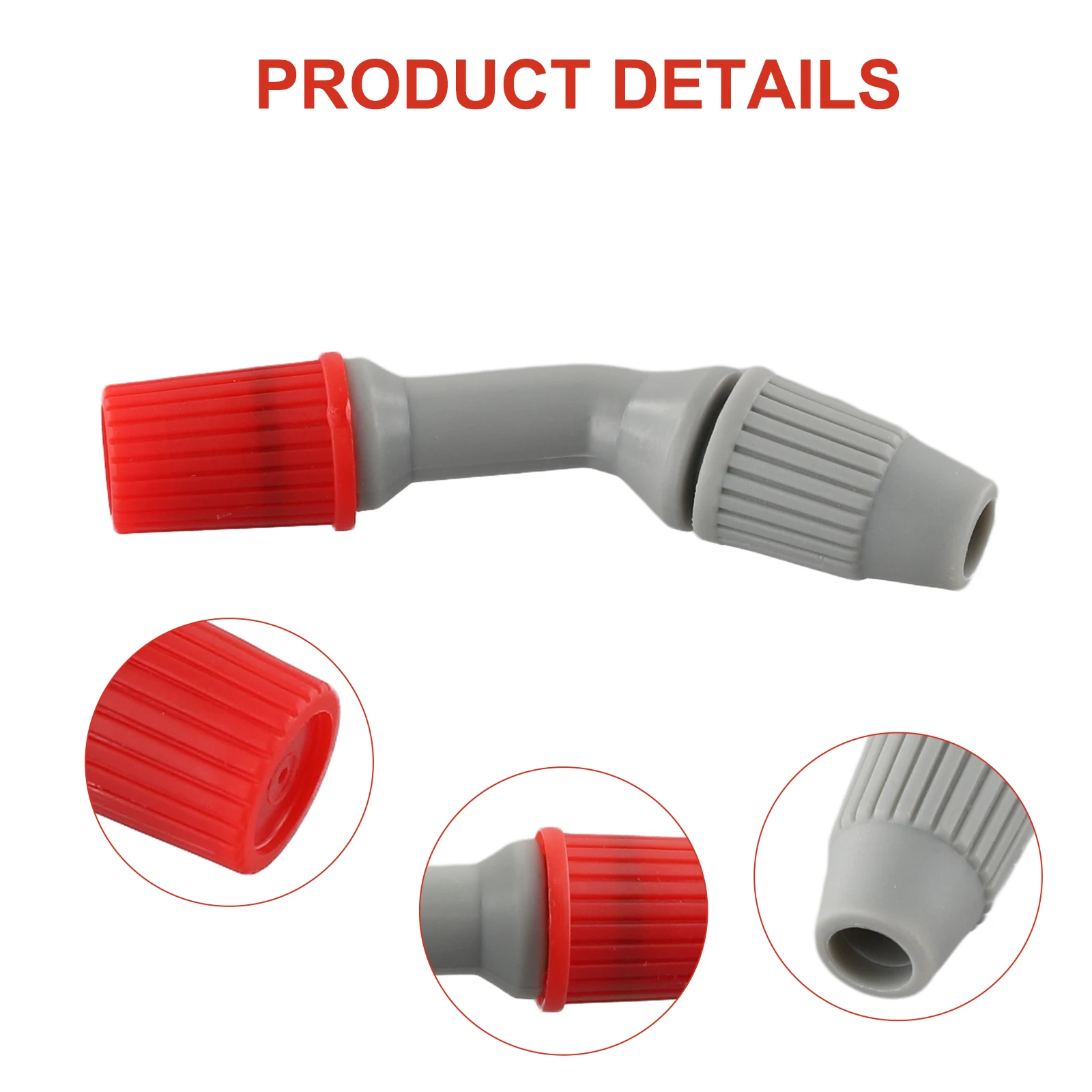 With Valve Spray Nozzle 1pcs For Weedkiller Cone Red/Orange/Black Replacement Spare Parts 1/4\\\