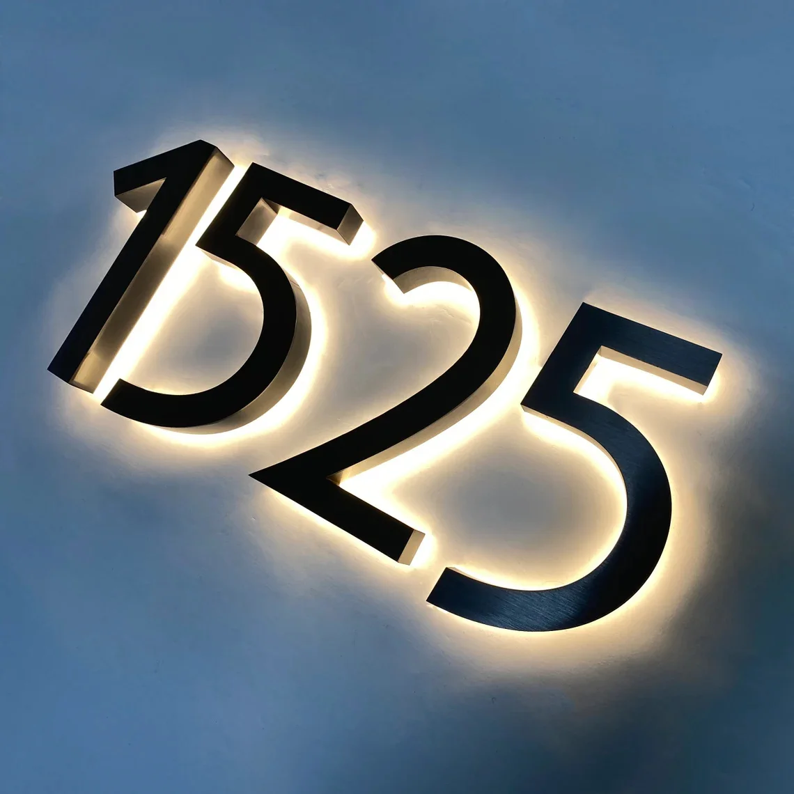 

Led House Number, Light up Address Sign, LED Backlit Door Number, Illuminated Hotel Room Numbers Sign