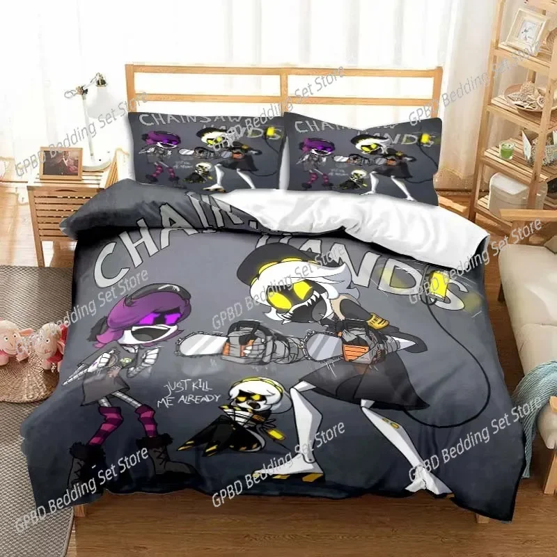 

Murder Drones Anime Comfortable Duvet Quilt Cover Pillowcase Bedding Set Children Bedroom Decoration Home Textile