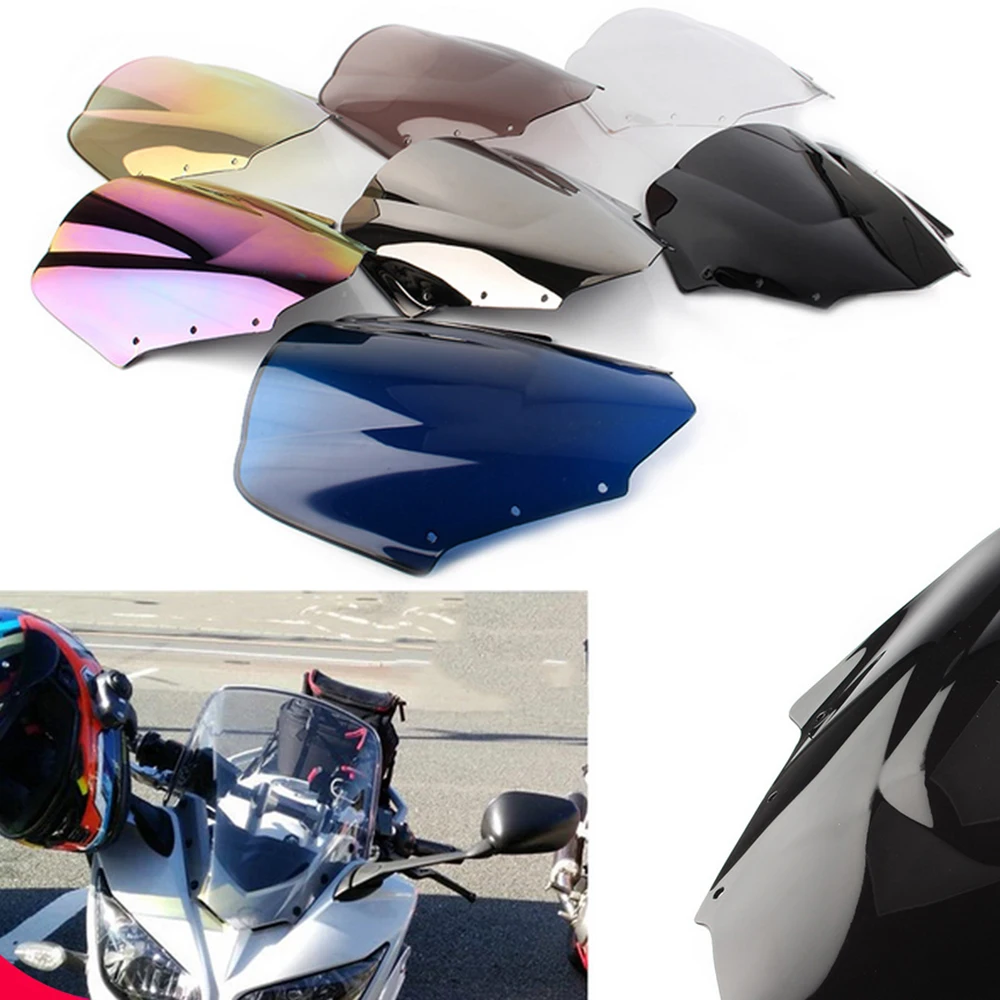 Motorcycle Accessories Windshield For Yamaha FZ1S FZ1 FZ-1 1000 S 2006-2011 Double Bubble WindScreen Fairing Deflector