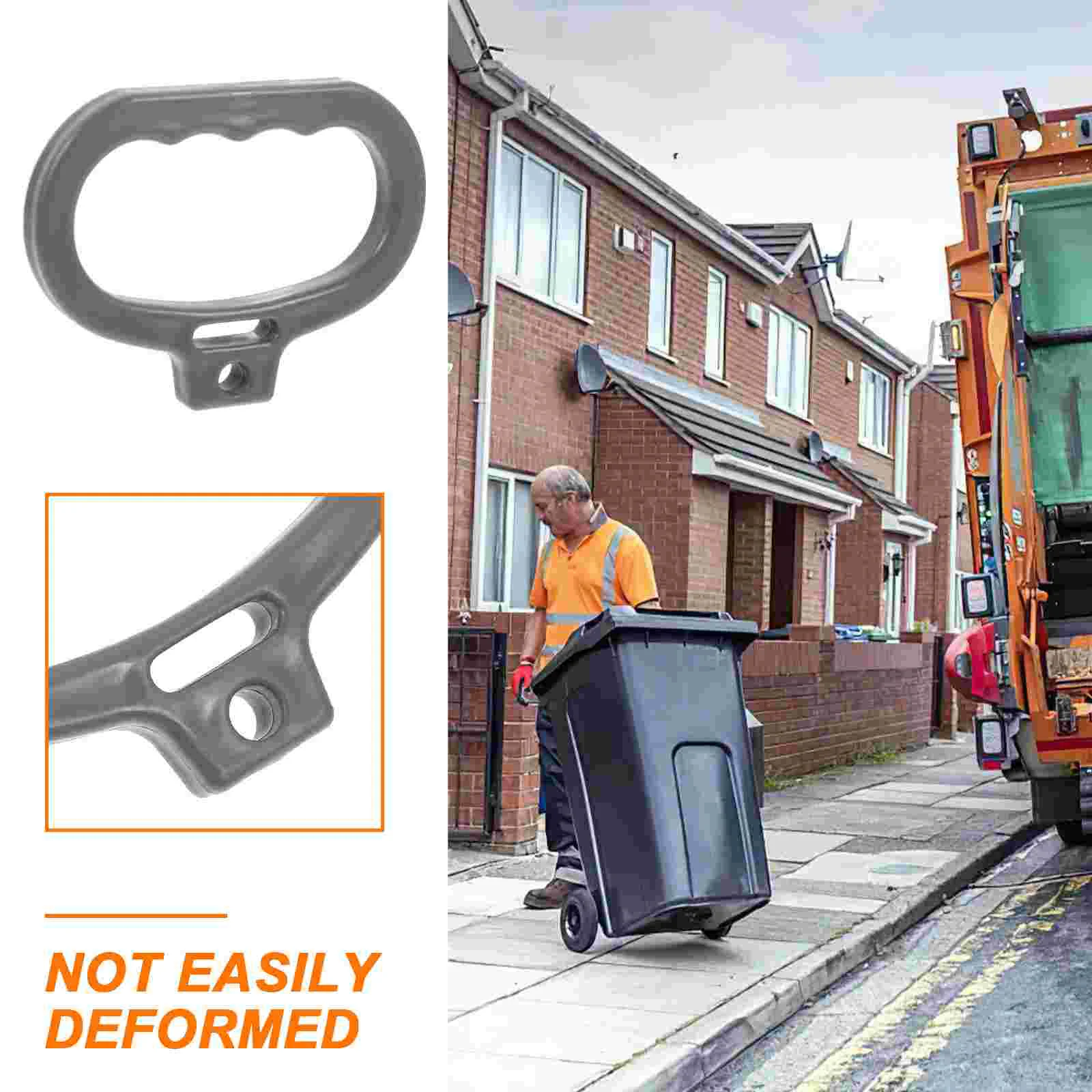 Trash Can Handle Garbage Ring Car Replacement Pull for Bus Subway Oval Wristband