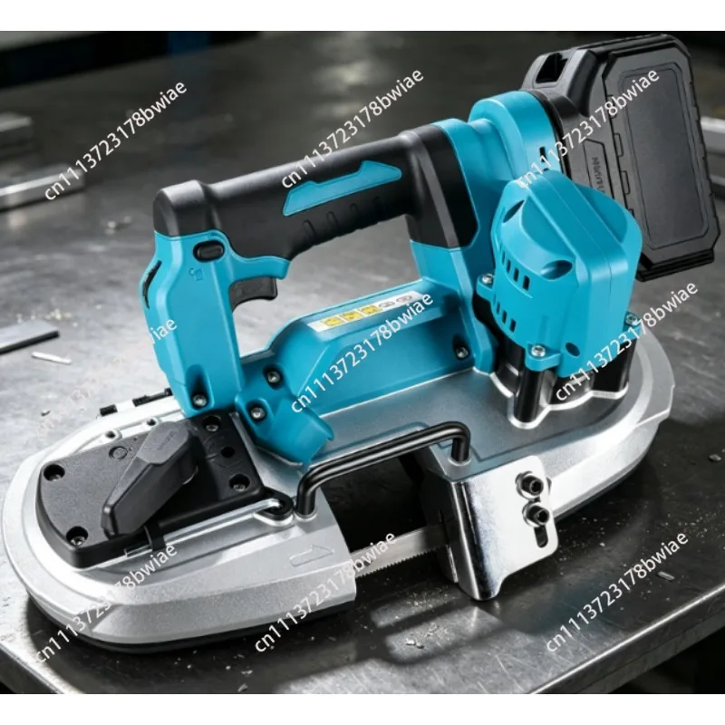 For Cutting Metal Wood 21V Cordless Band Saw Machine Lithium Electric Band Saw Brushless Handheld Lightweight Mobile Power Tools