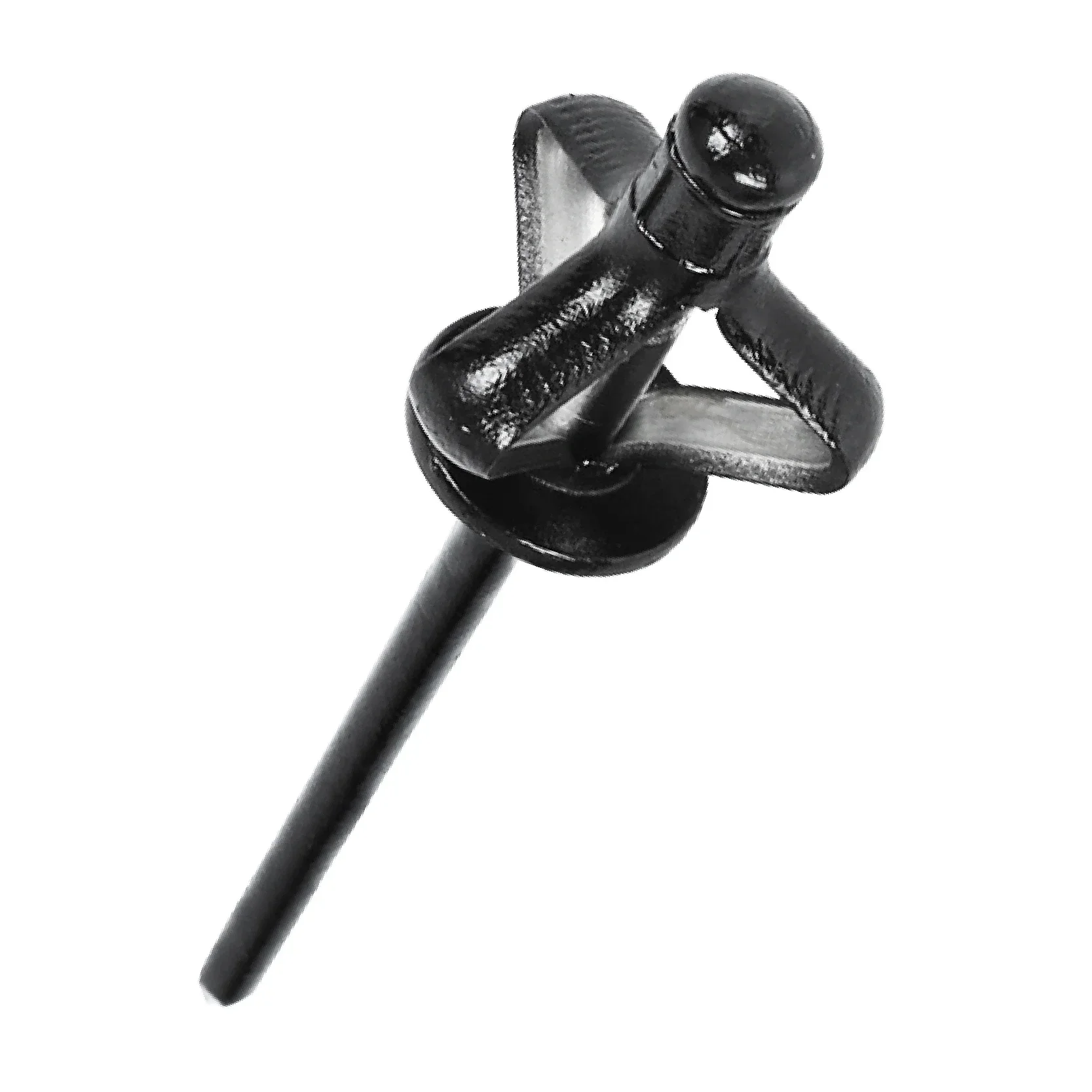50Pcs Black Painted Aluminum Tri-Fold Exploding Pop Rivets Large Flange Blub Blind Rivet Car Interior Air Conditioner Fastener