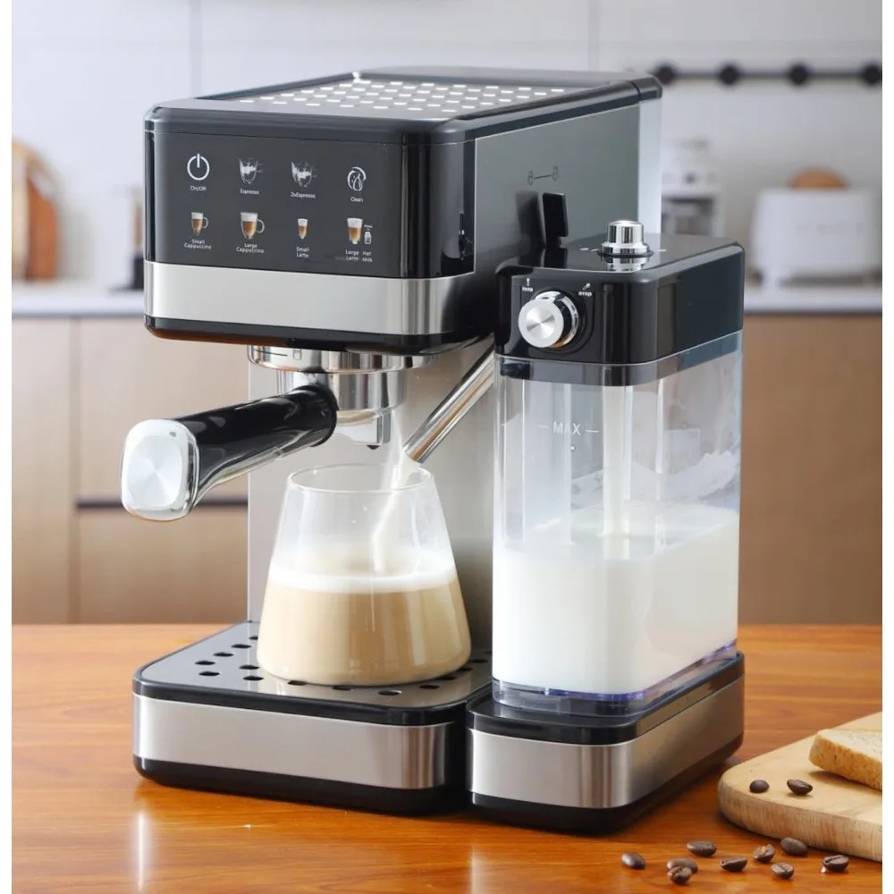 Smart Italian Espresso Machine Automatic Touchscreen High Pressure Extraction Household Coffee Maker For Home Use