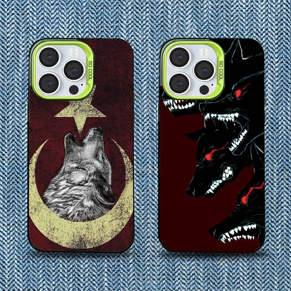 

BOZKURT Phone Case For iPhone 16,15,14,13,12,11,Pro,Max,Plus,Mini,XS,SE Anti Fall Green Matte Hard Bumper