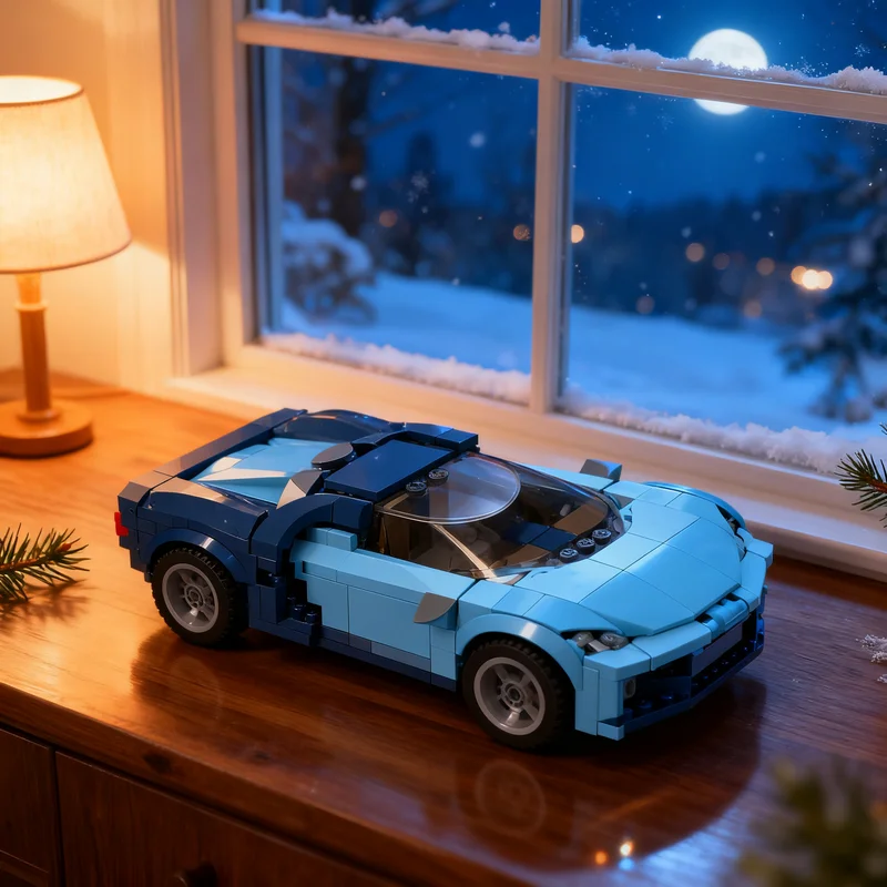 281pcs MOC Bugattied Vision GT Street Conversion City Champions Model Building Blocks Toys Architecture Christmas Gift DIY 3D