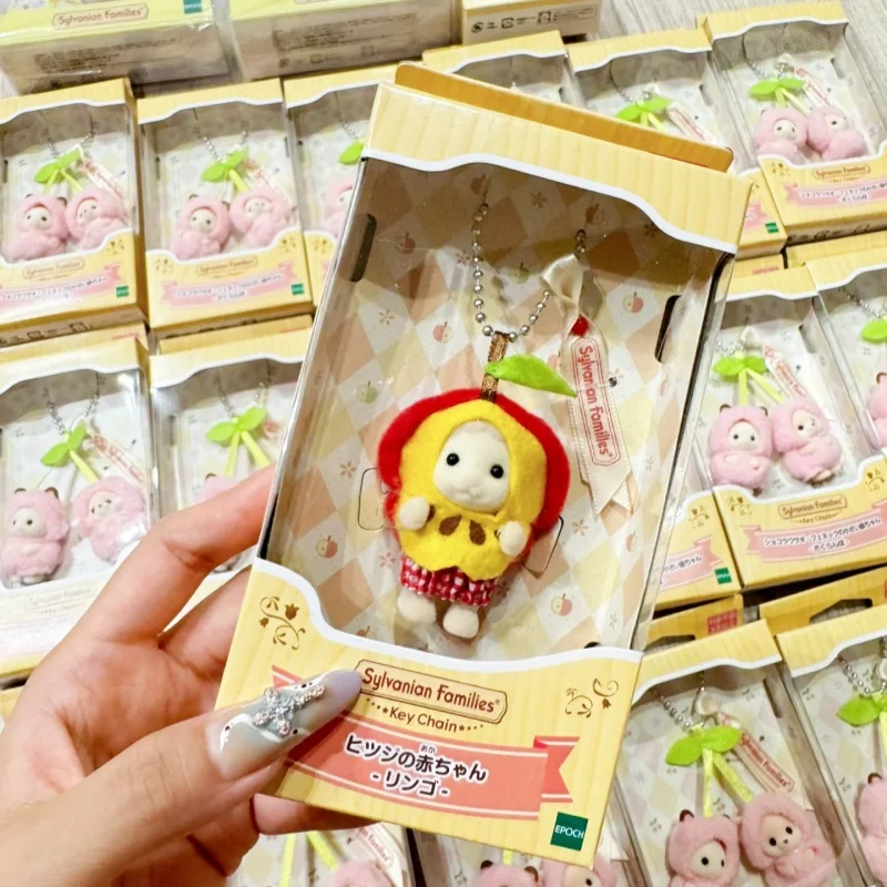 

In-Stock Hot Original Sylvanian Families Keychain Pendant Keychain Girl Play Toy Cute Animal Pendant Kids Birthday Gifts