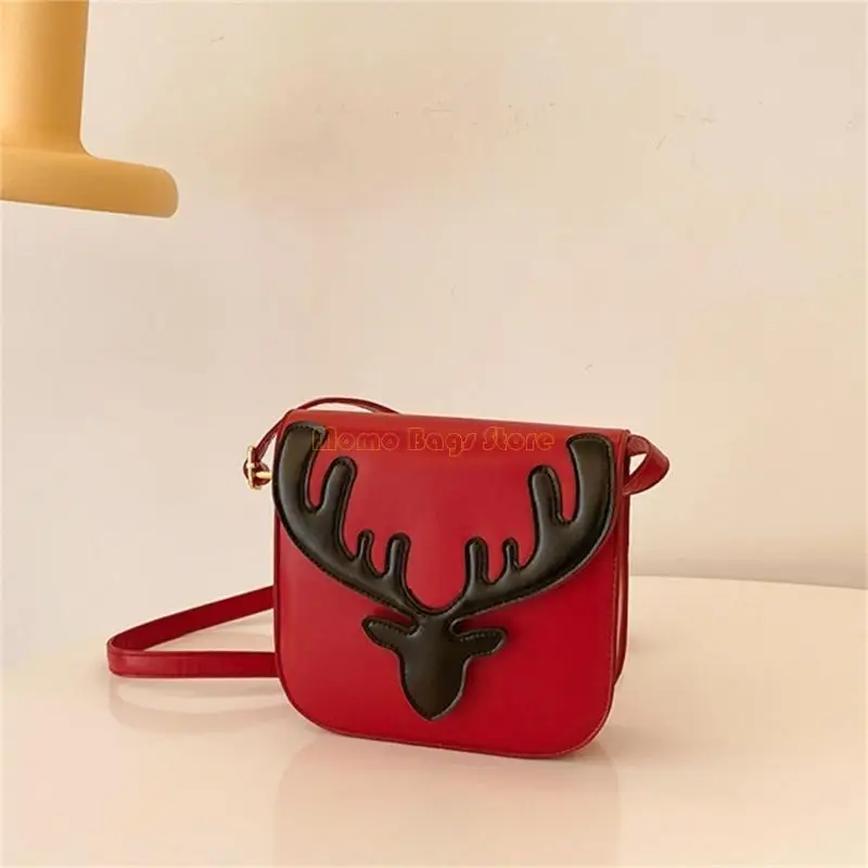 X90D Versatile borsa a tracolla in PU con tracolla natalizia in PU per donna