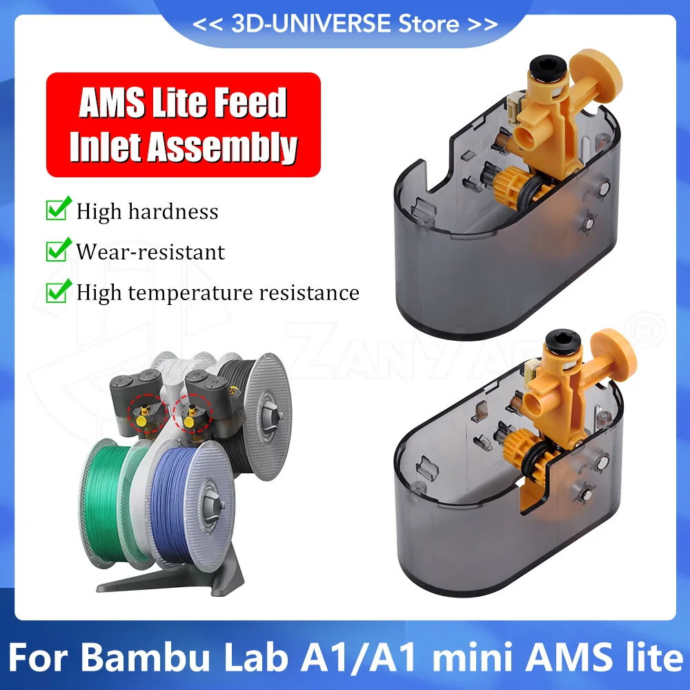 High Precision AMS Lite Inlet Feed Mouth Assembly For Bambu Lab A1 A1mini 3D Printer AMS Lite Material Box Input Port