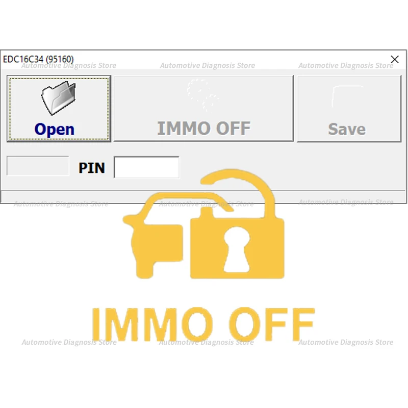 Bos-ch EDC16C34 car immo pin calculator and immo off from dump 95160