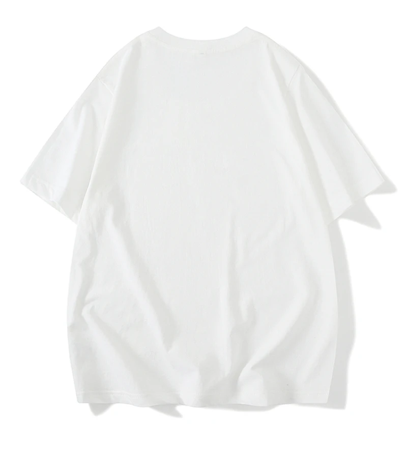 تيشيرتات صيفية وخريفية وشتوية بأكمام قصيرة على الطراز الأمريكي القديم للدراجات النارية للرجال والنساء، من القطن الخالص