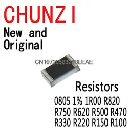 200PCS SMD Resistors Assorted Kit Set ,10 ValueX20PCS=200PCS 0805 1% 1R00 R820 R750 R620 R500 R470 R330 R220 R150 R100