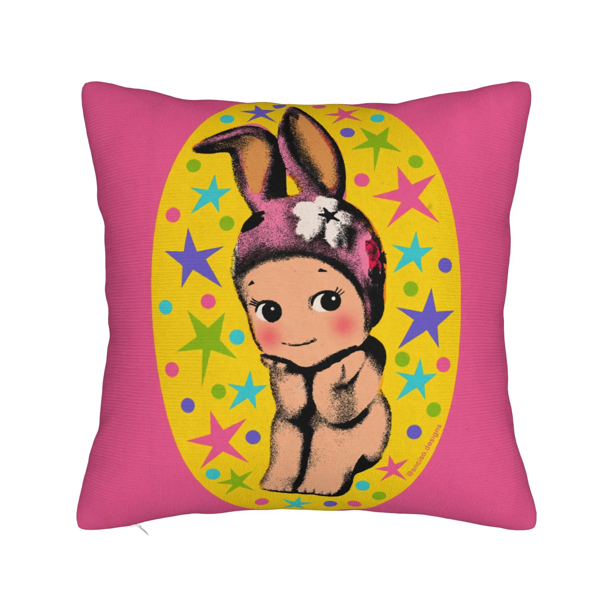 Lovely Sonnys Pillowcases Fruit Angels Various Cute Funny Pillow Case For Sofa Couch Bed Living Room Comfy Pillow Cover