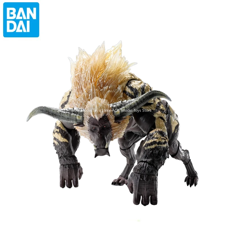 Pre-sale Original Bandai S.H.MonsterArts SHM Monster Hunter Enraged Rajang Action Figure Toys Collection Model Gift