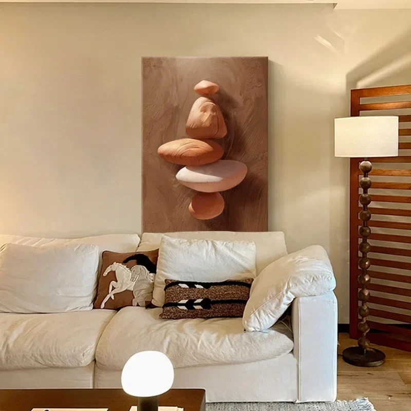 Stereoscopic luxury Large floor mural retro high-end hanging painting