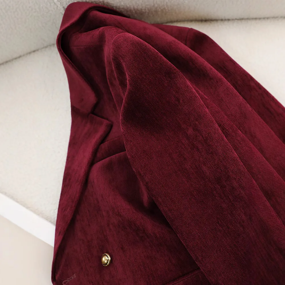 Fashion Ladies Blazer Coat Women Long Sleeve Business Work Wear Formal Suit Jacket Autumn Winter Female Outerwear Casual Tops